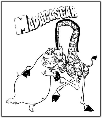 Madagascar Coloring Pages 17